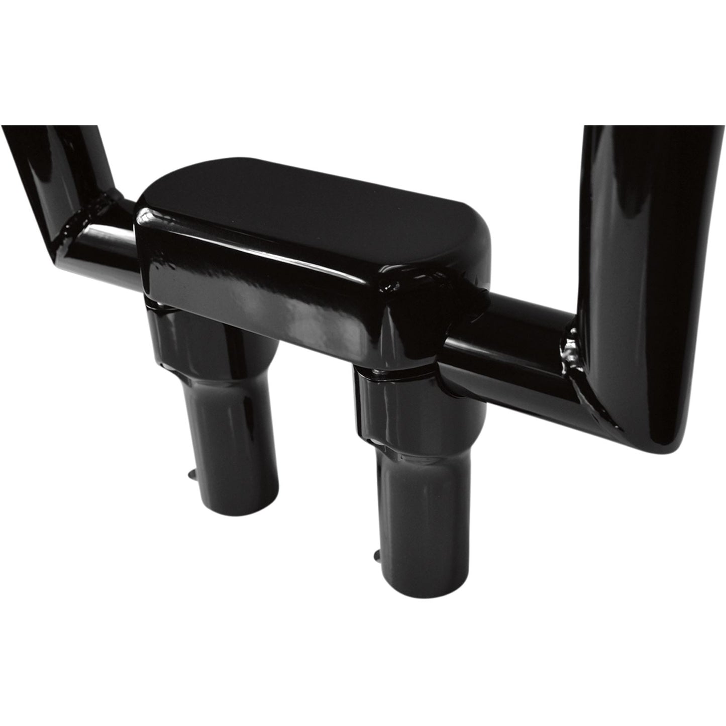 LA Choppers Black 4" Risers with  Solid Top [MPN: LA-7442-04B]_414844