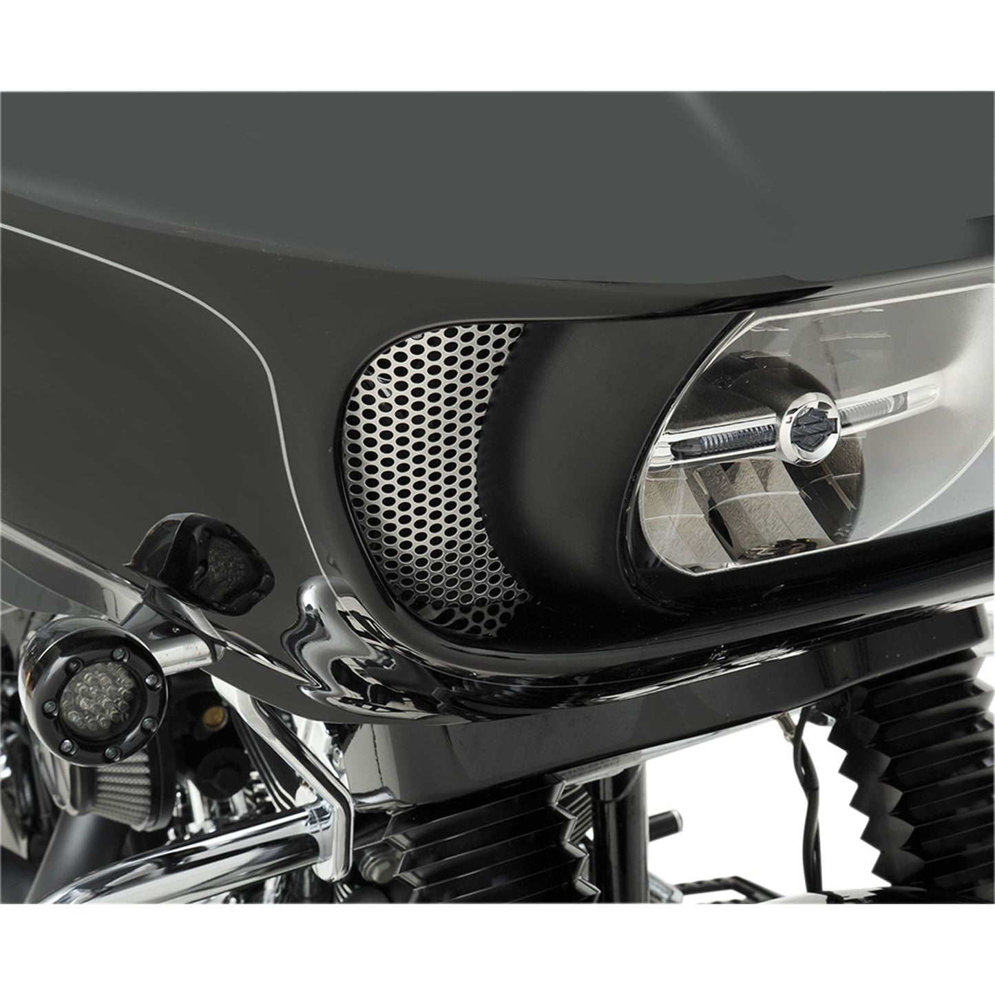 Klock Werks Fairing Vent Screen - Round - FLTR [MPN: KW05-01-0368]_409826
