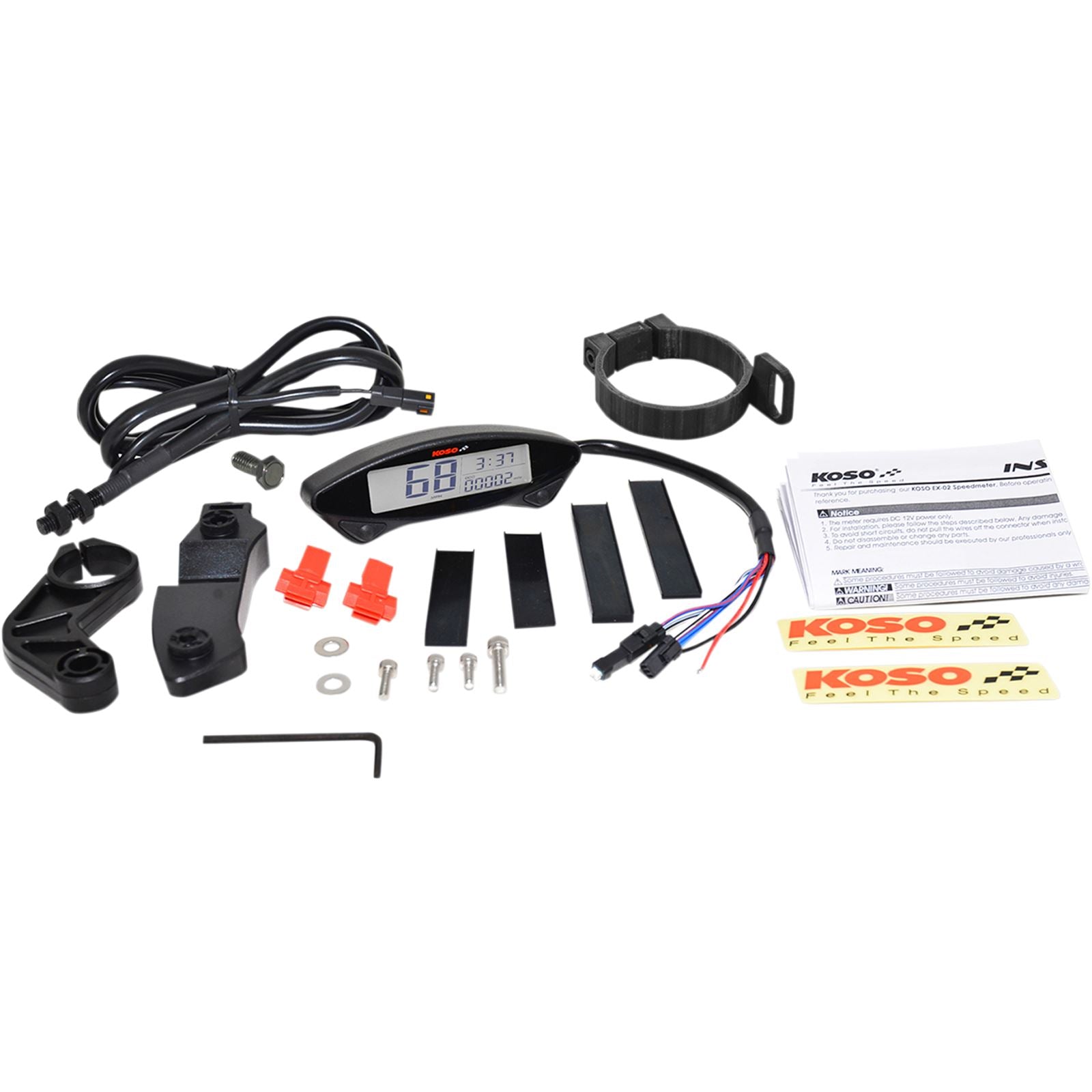Koso EX-02 Enduro - 1.57" L x 4.72" W x 0.90" H BA048KAW-1_410197