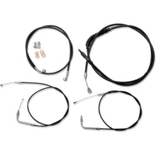 LA Choppers Black Vinyl Cable/Brake Line Kit For 18-20" Ape Hanger Handlebars [MPN: LA-8140KT-19B]_415045
