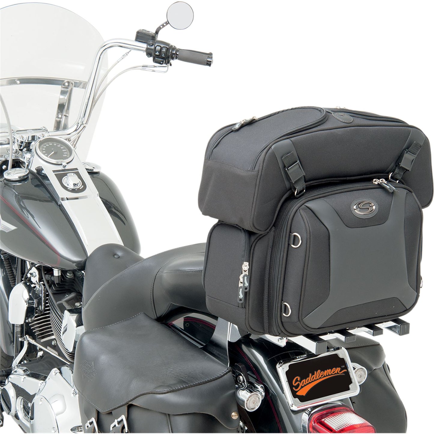Saddlemen FTB2500 Sport Sissy Bar and Combo Bag 3515-0141_549758