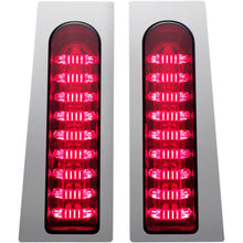 Custom Dynamics ProBEAM® Fillerz® Saddlebag LED Lights -  Red - Chrome PB-FILL-R-C_368007