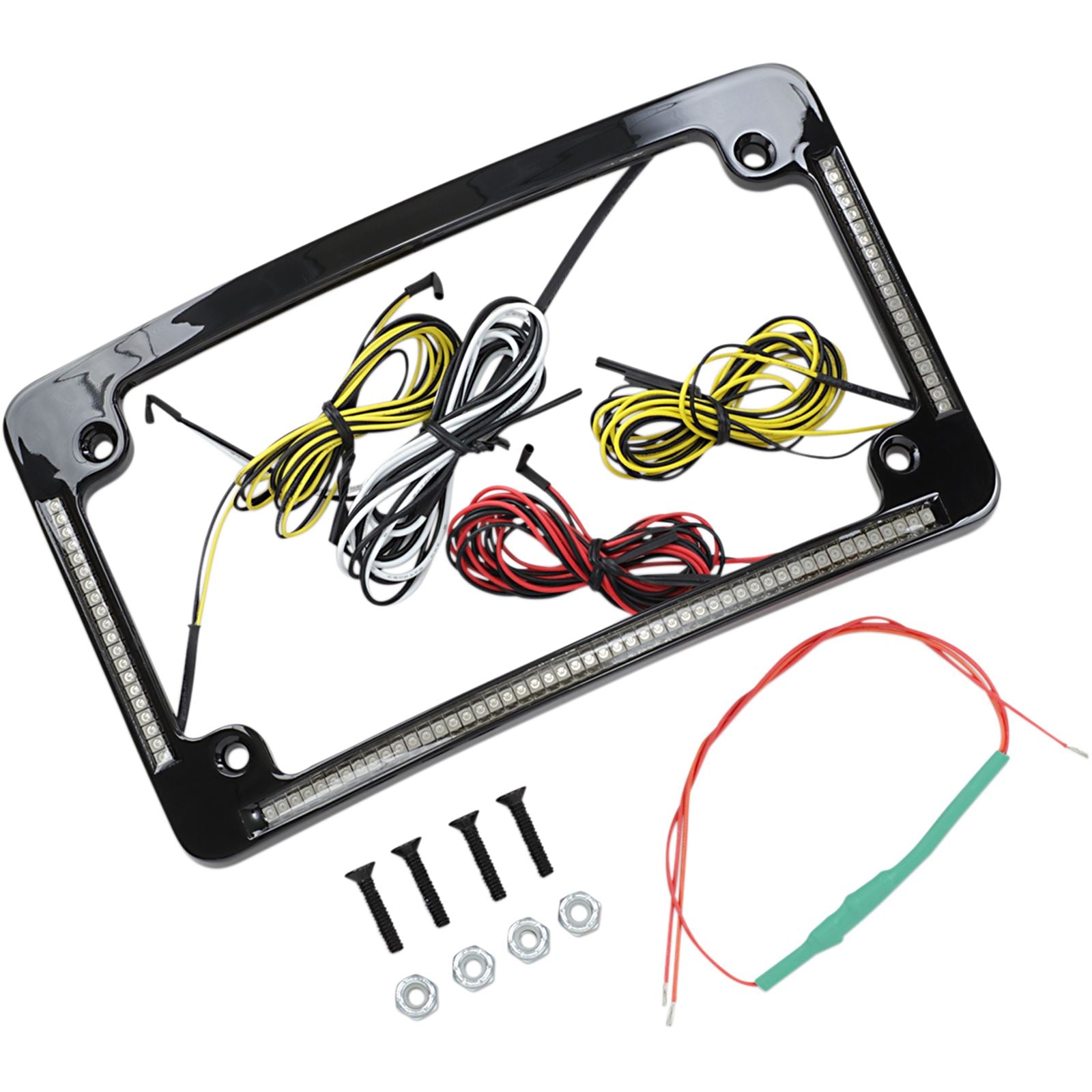 Custom Dynamics License Plate Frame - Radius - Black TF05-B_367572