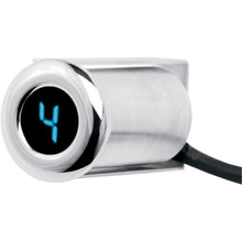 Dakota Digital Auto Programming Gear Indicator - Fairing Flush Mount - Chrome/ Blue PGR-1000-F_370574