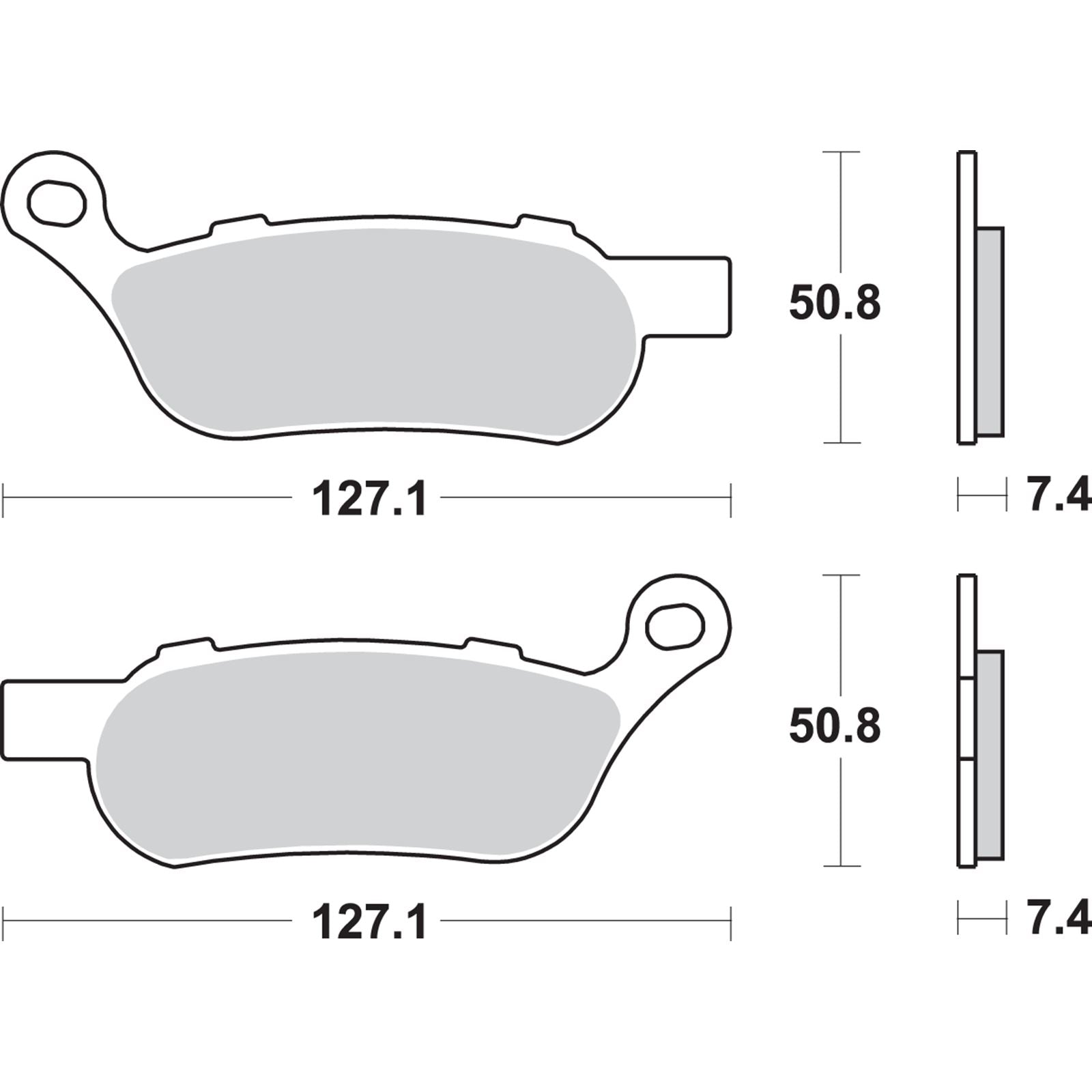 SBS Brake Pads for Harley-Davidson - 854H.LS [MPN: 854H.LS]_471151