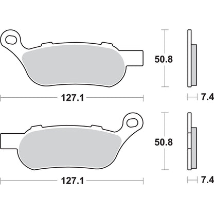 SBS Brake Pads for Harley-Davidson - 854H.LS [MPN: 854H.LS]_471151
