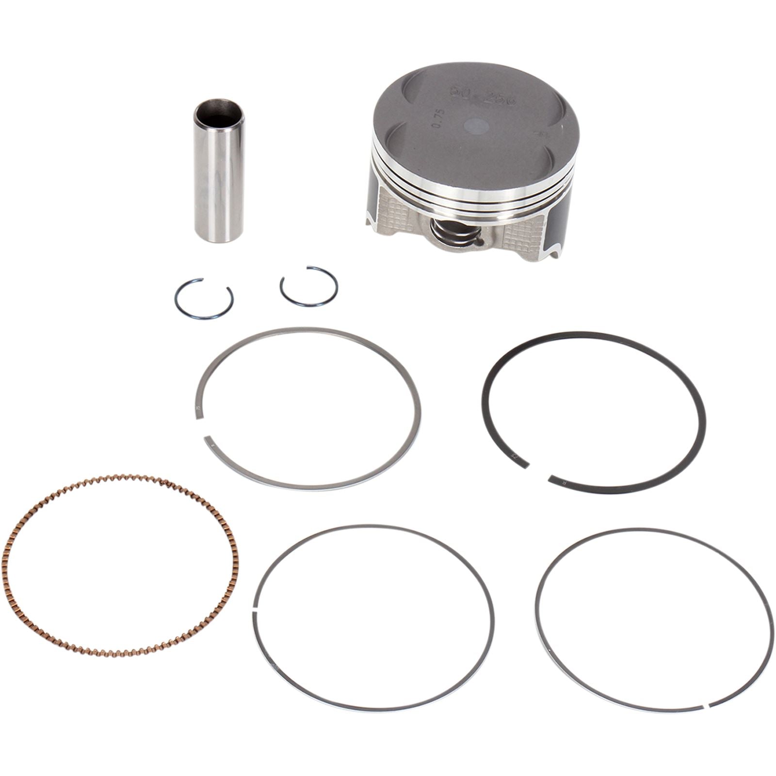WSM Piston Kit - for Kawasaki 650 - .75mm 50-256-06K_499456