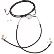 Magnum Lower Brake Line - Black/Chrome Fittings - Touring [MPN: SBC1110-00]_422626