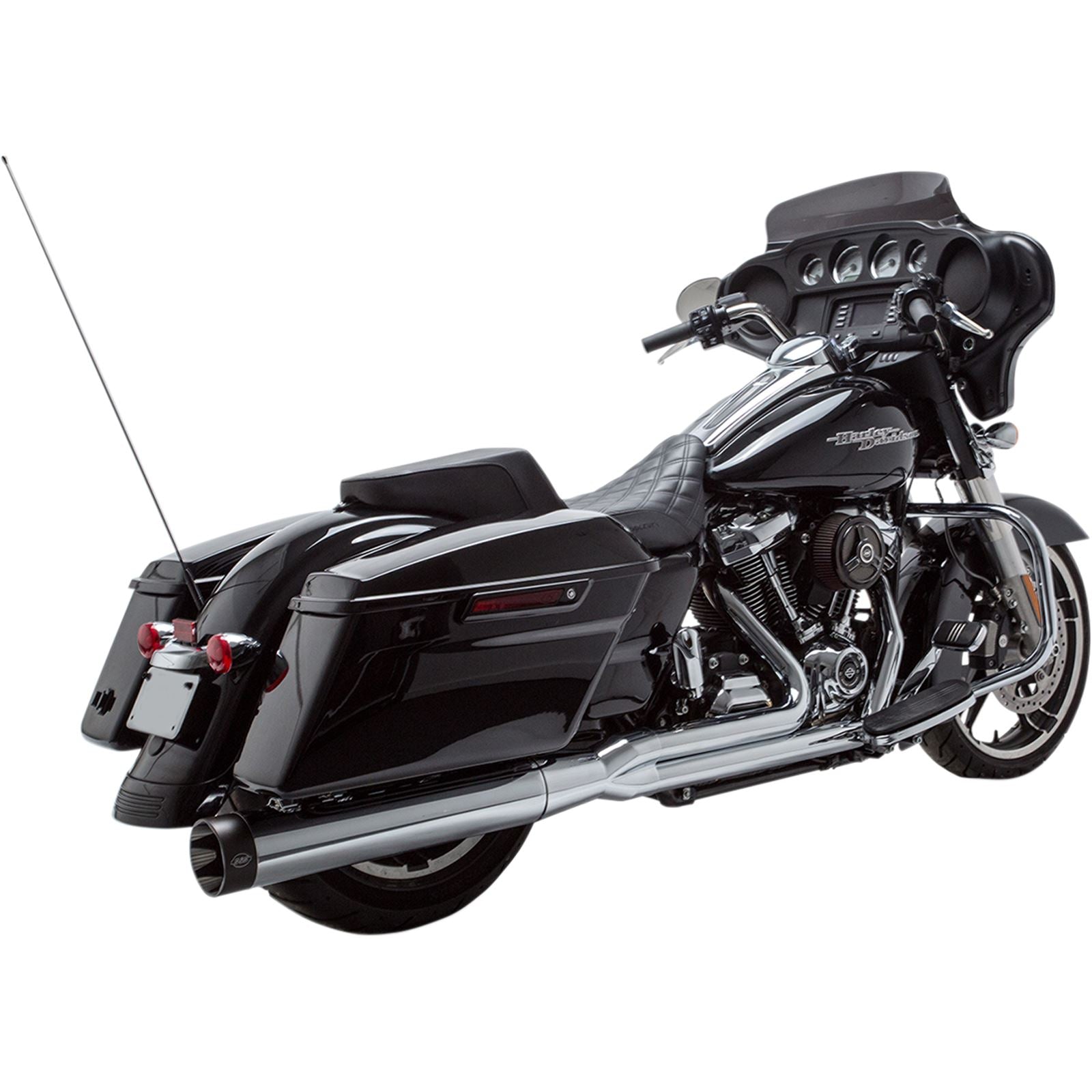 S&S Cycle 2-into-1 Sidewinder Exhaust System - 50-State - Chrome for M8 Touring 550-0758_469972