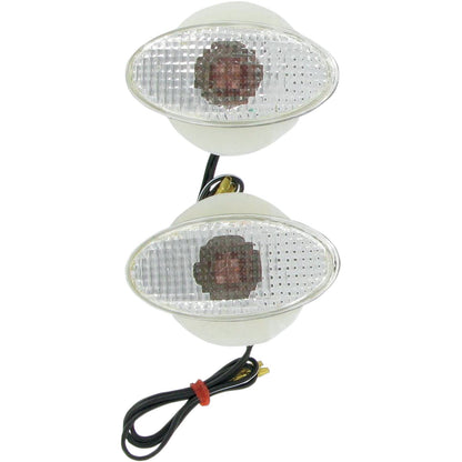 K&S Flat Oval Marker Light - Medium -  Clear 25-8273_405040