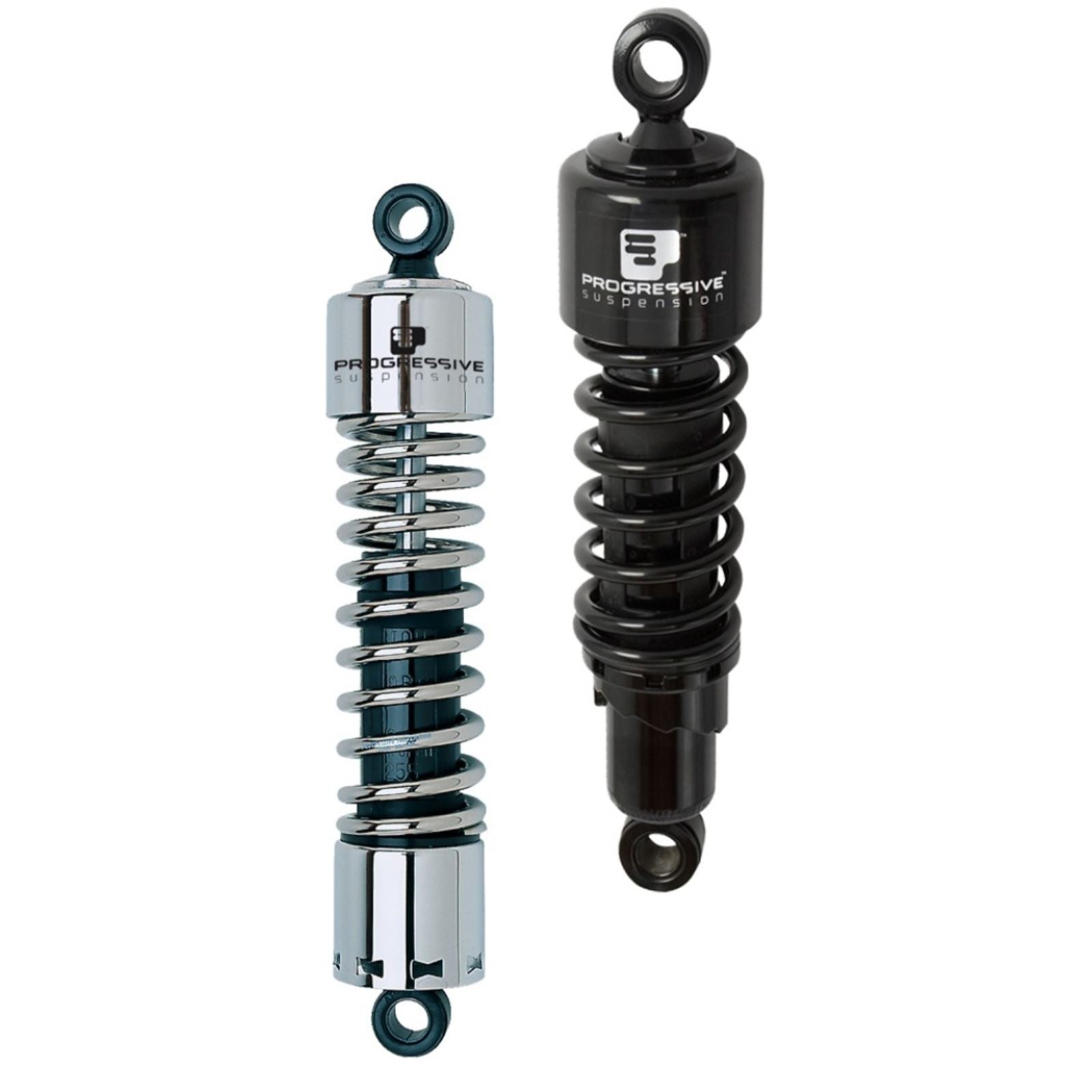 Progressive Suspension Shocks - 412 Cruiser Series - Chrome - 13.5" - Standard/Heavy Duty 412-4215C_1463091