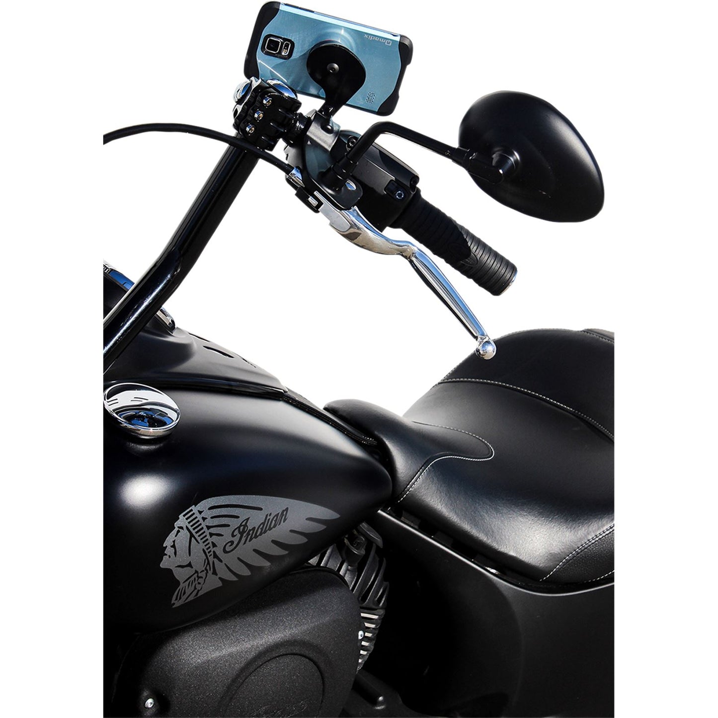 Klock Werks Black iOmount™ Switch Mount for Indian [MPN: KW05-01-0383-B]_409226
