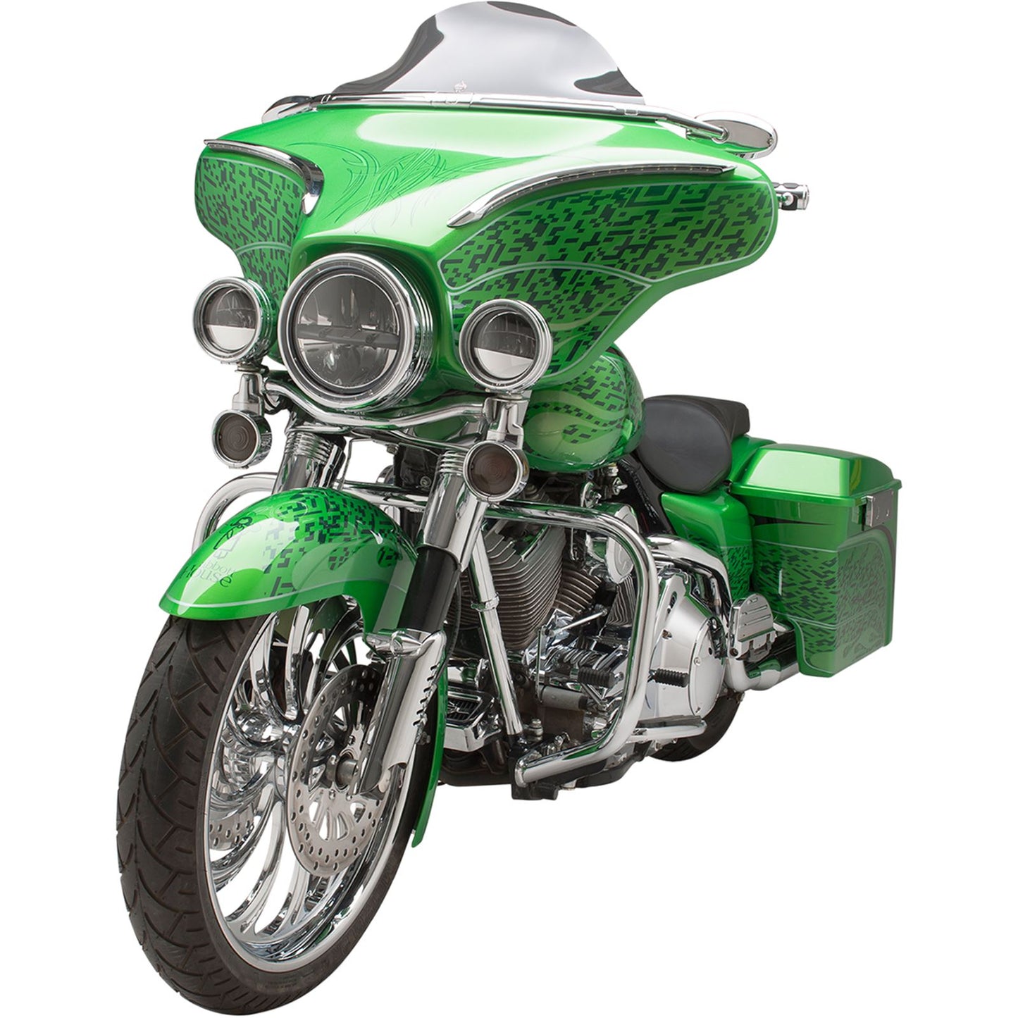 Klock Werks Windshield - Smoke - FLHT '96-'13 [MPN: KW05-01-0199]_409573