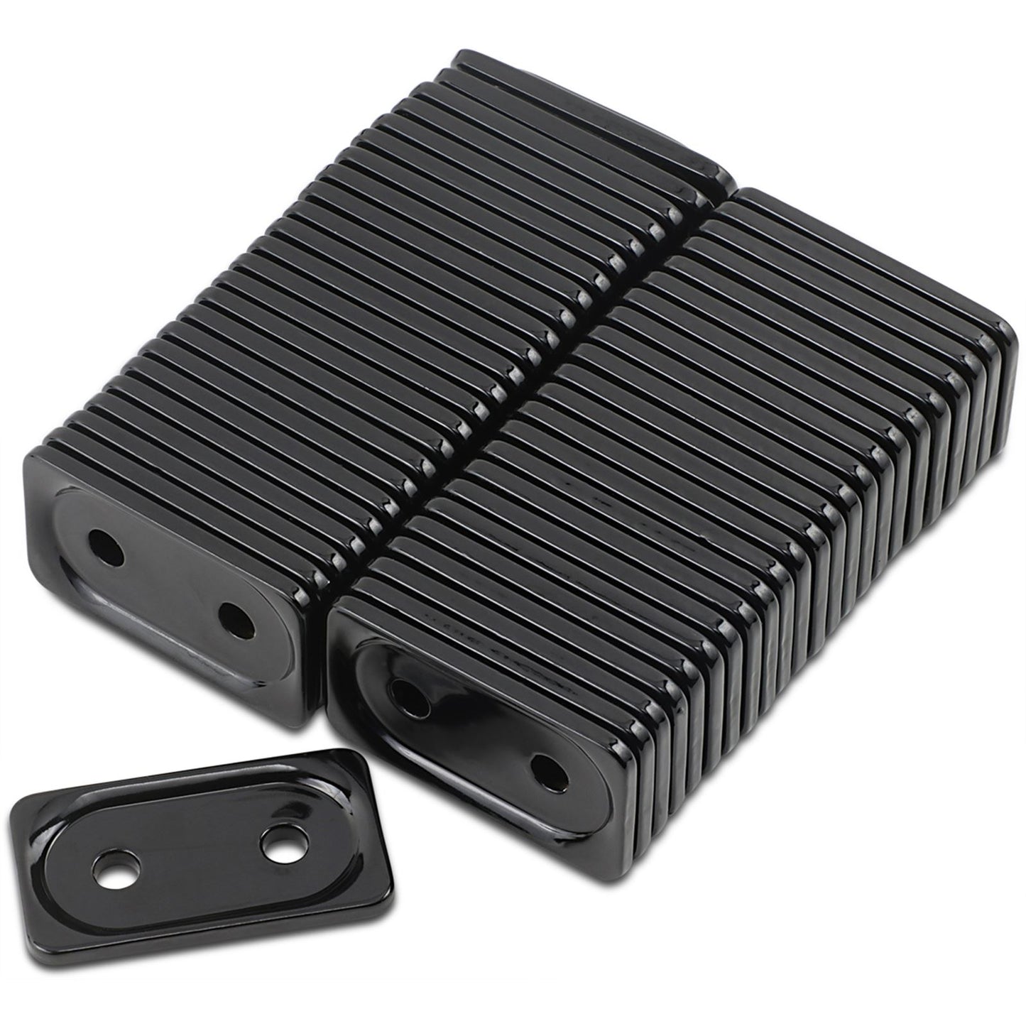 Woodys Support Plates - Black - Double - 48/Pack ADG-3810-48_497381