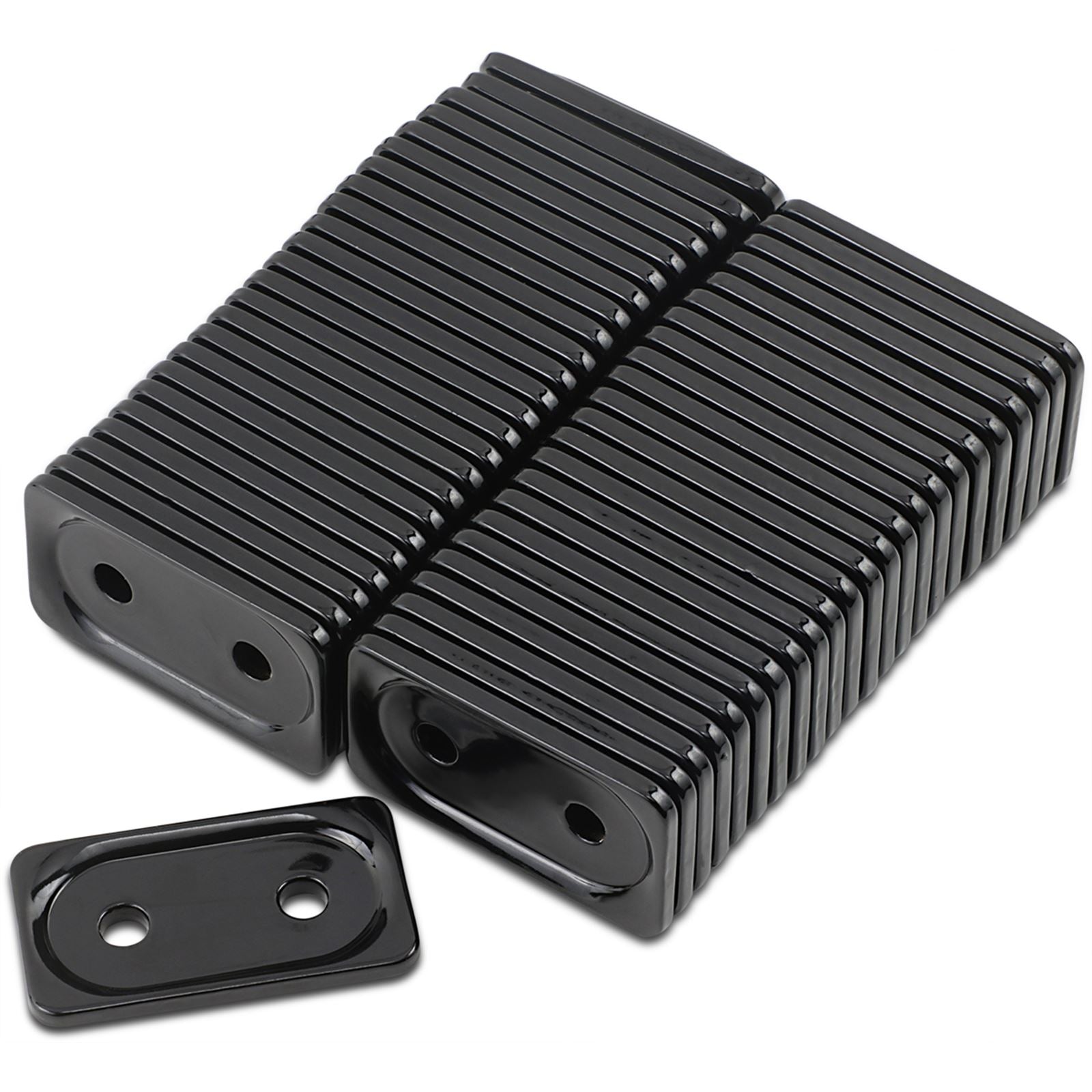 Woodys Support Plates - Black - Double - 48/Pack ADG-3810-48_497381