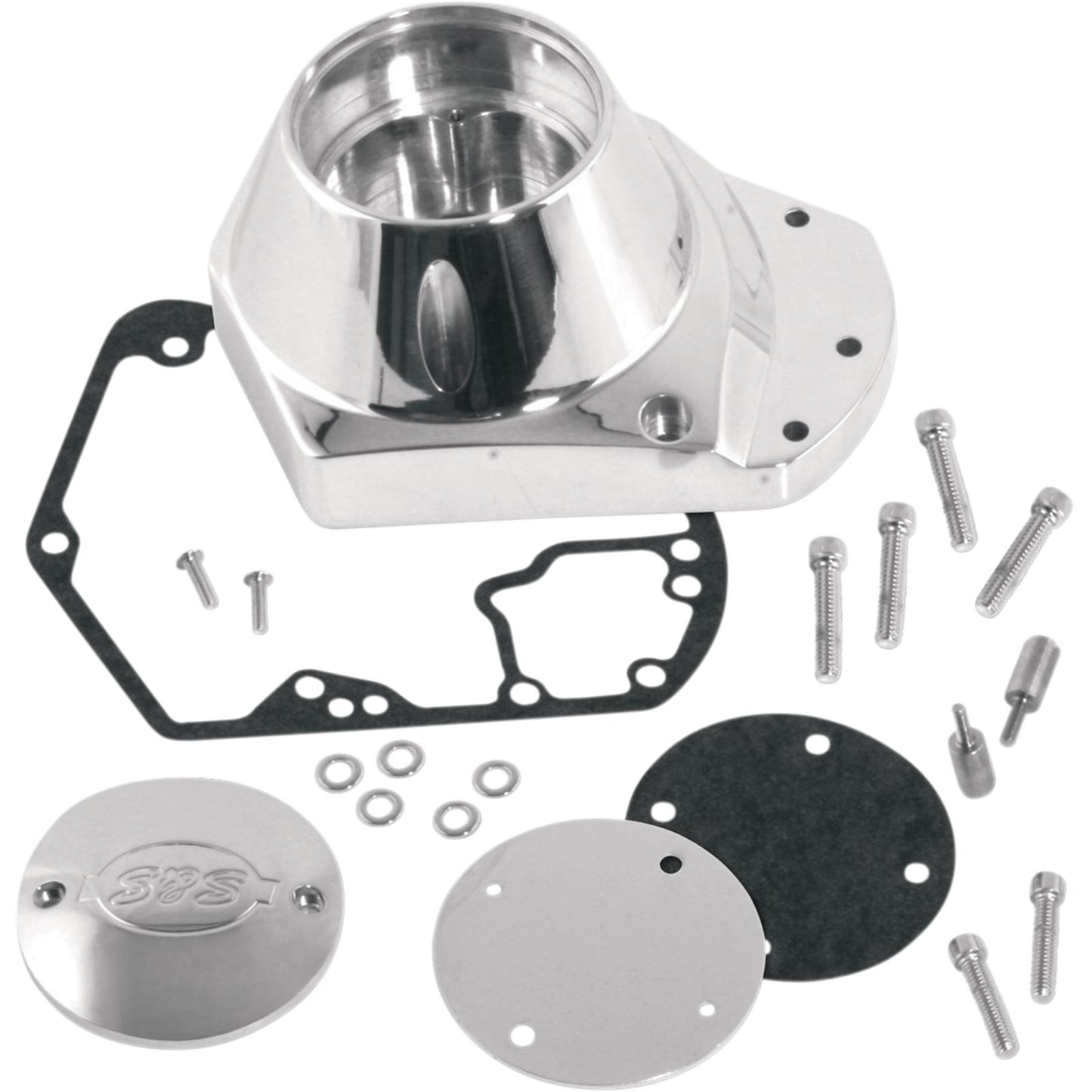 S&S Cycle Cam Cover Polished Billet '73-92 Big Twin 31-0335_469601