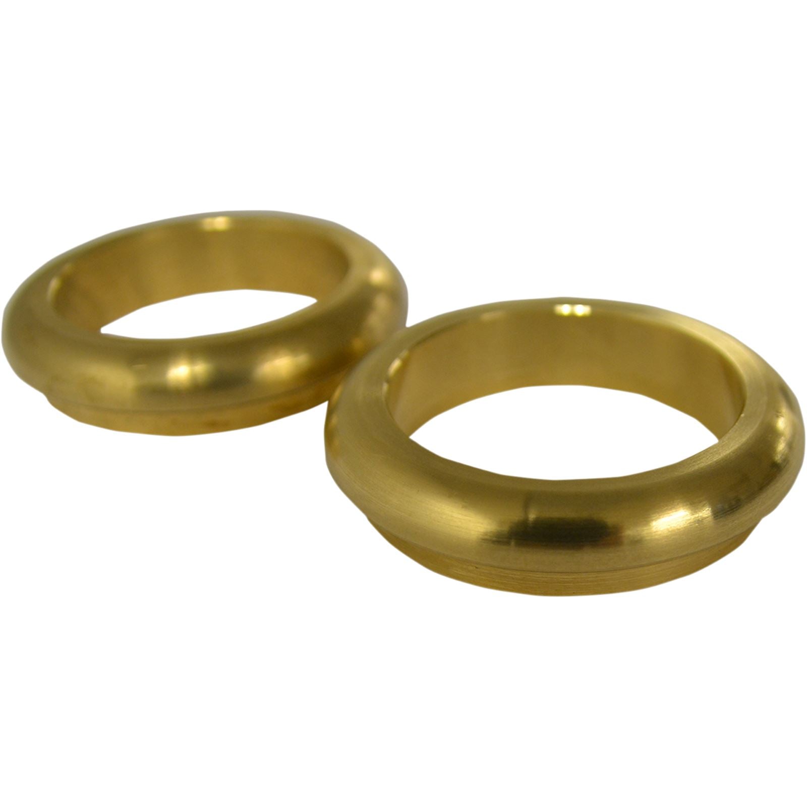 LA Choppers Fork Dust Covers - 49 mm - Brass [MPN: LA-7503-49G]_413977