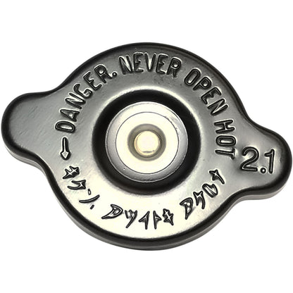 K&S High Pressure Radiator Cap - Black Cap - Blue Seal - 30 PSI 58-1021BK_404374