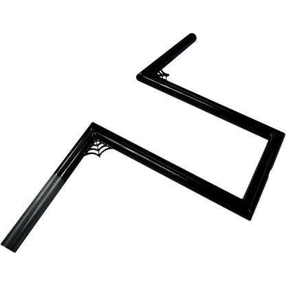 LA Choppers Black 12" Web Z Handlebar [MPN: LA-7380-W12B]_414084