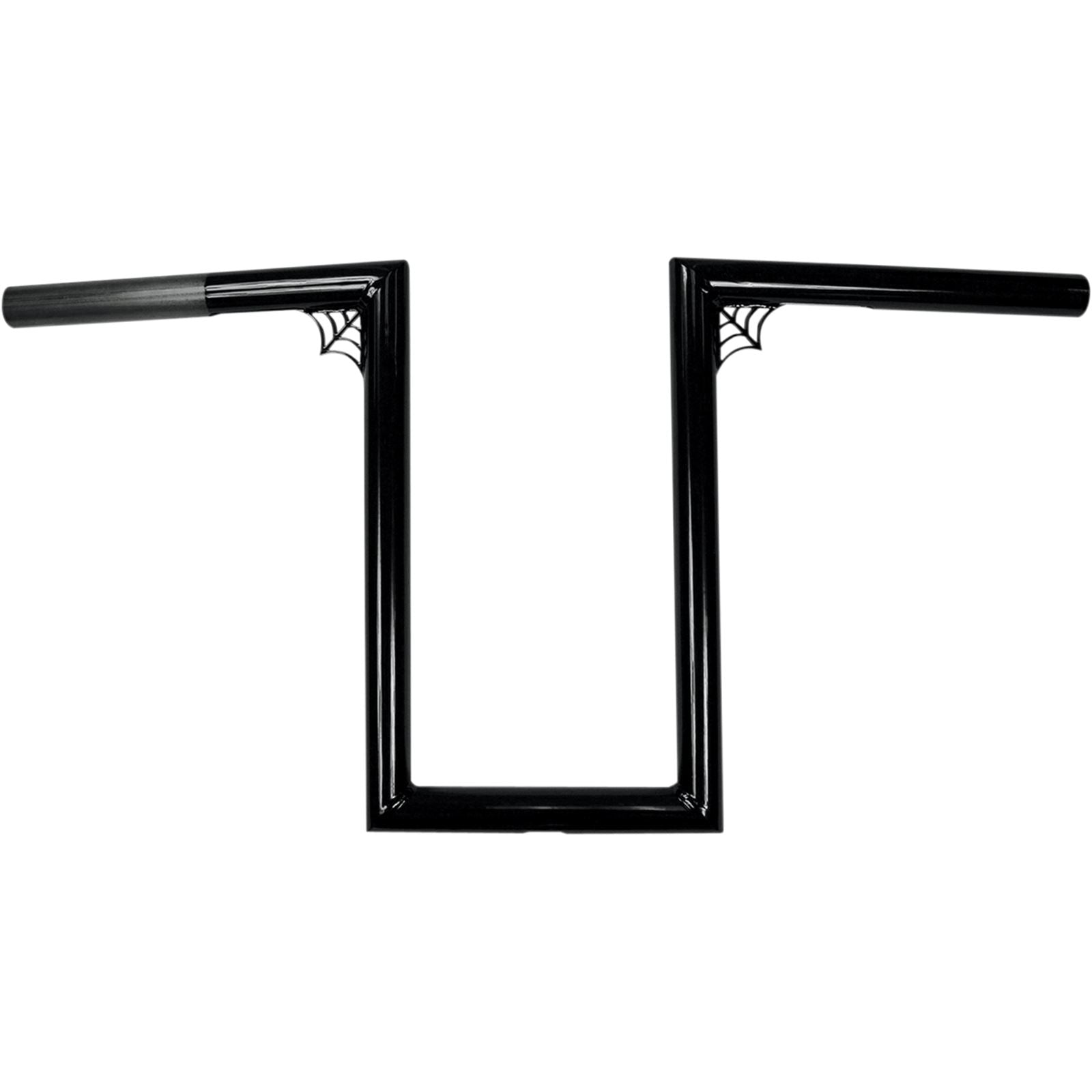 LA Choppers Black 12" Web Z Handlebar [MPN: LA-7380-W12B]_414085