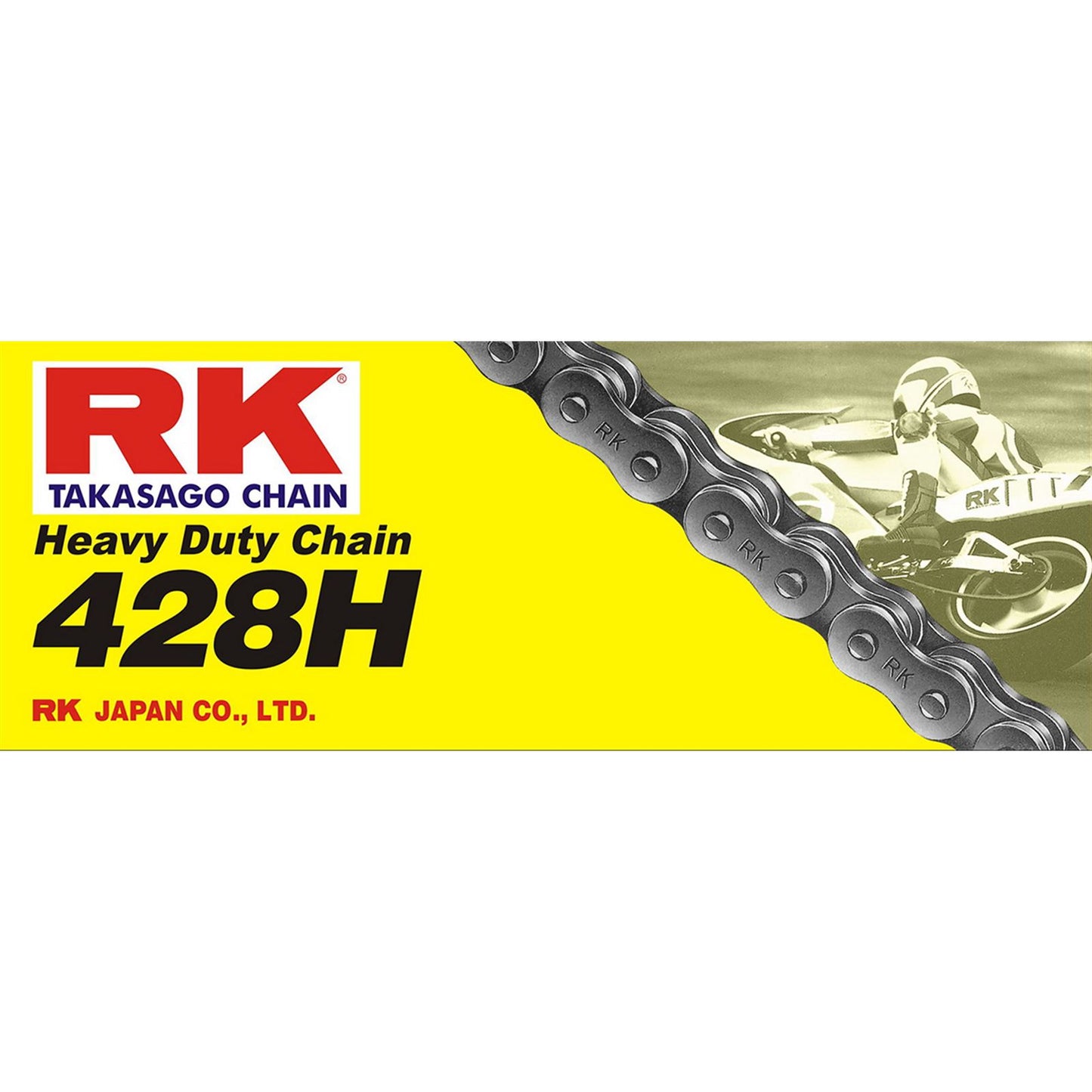 RK Chain 428 - Heavy-Duty Chain - Clip Connecting Link [MPN: M428H-CL]_467212