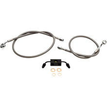 LA Choppers Stainless Steel Brake Lines - Dyna ABS [MPN: LA-8211B13]_416717