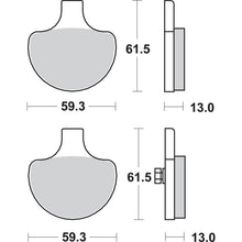 SBS Sintered Brake Pads for Harley-Davidson [MPN: 579H.HS]_471131