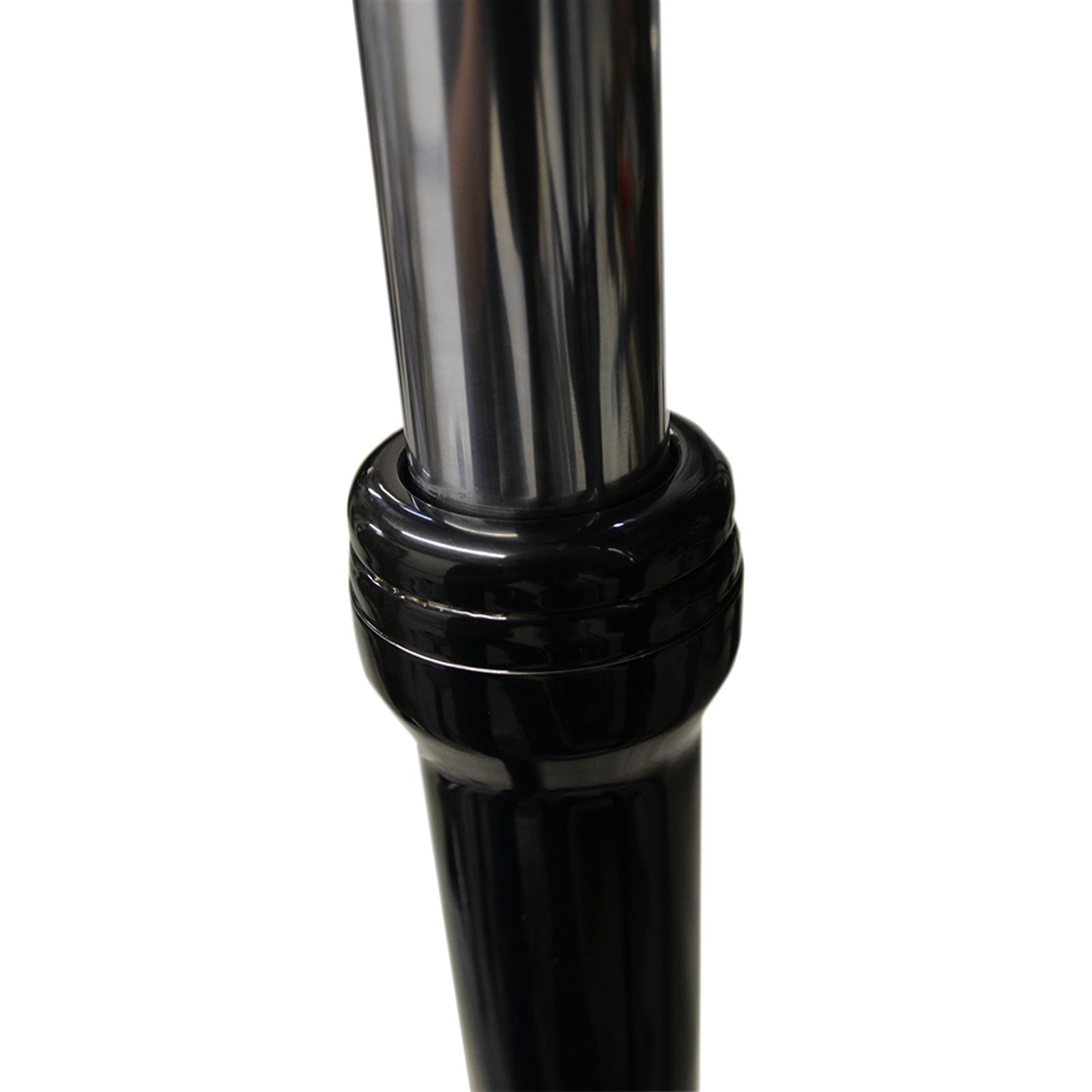 LA Choppers Fork Dust Covers - 39 mm - Gloss Black Powder Coat [MPN: LA-7503-39B]_413972