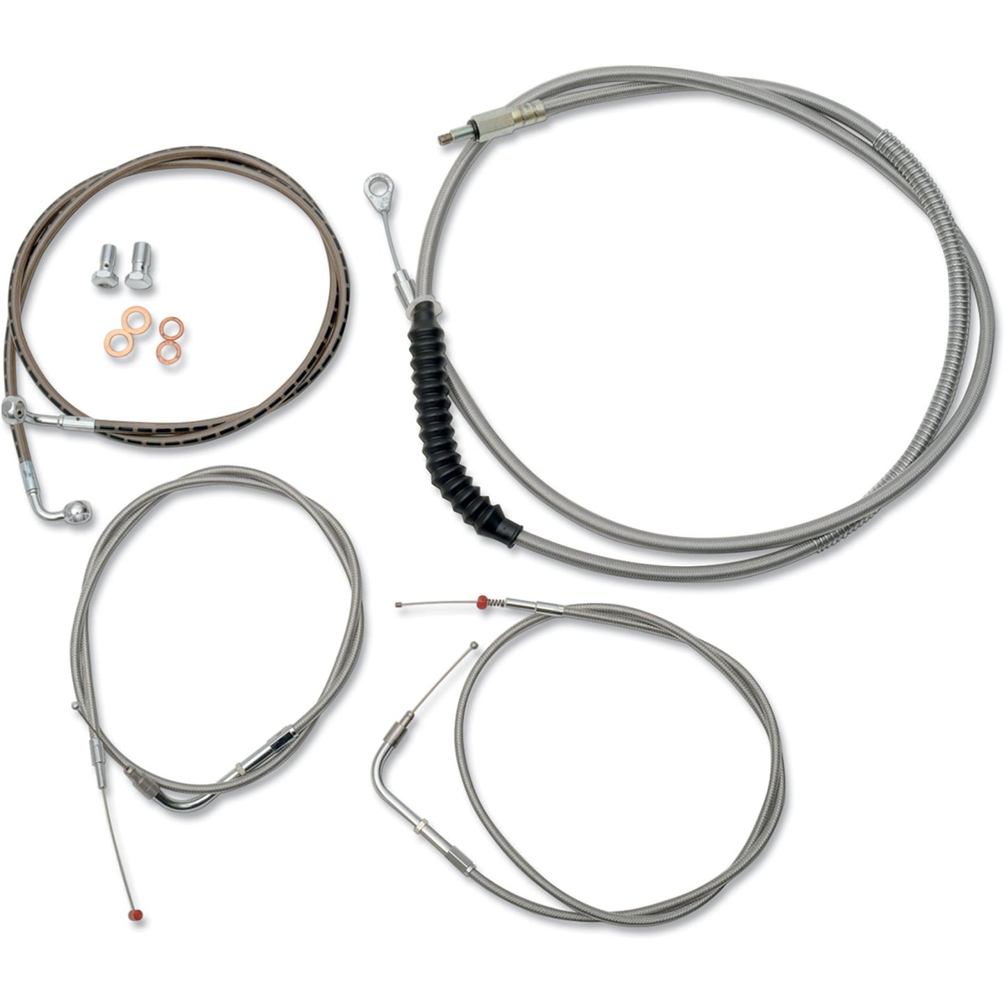 LA Choppers 15" - 17" Cable Kit for '08+ FXDF [MPN: LA-8230KT-16]_416179