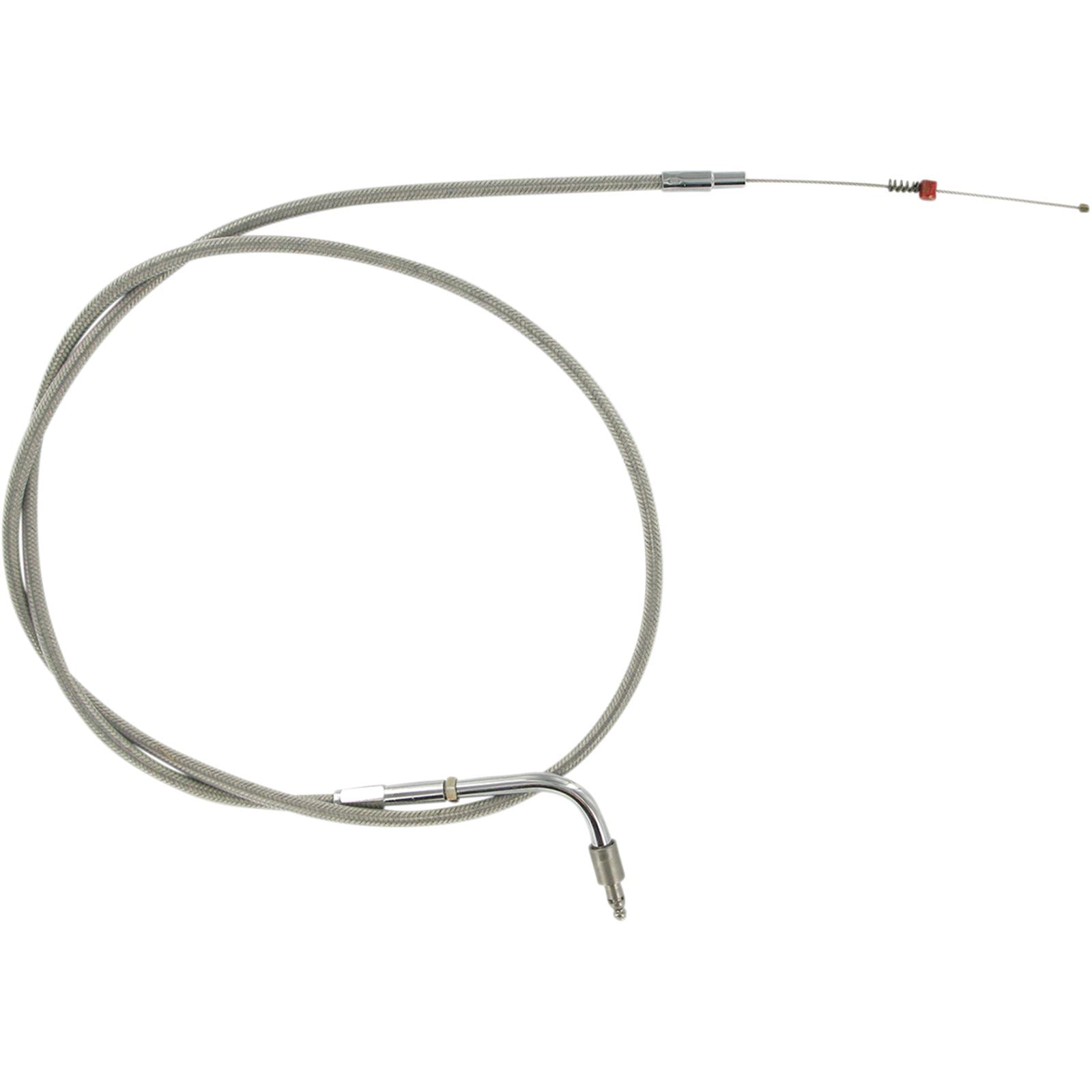 Barnett Performance Extended 6" Stainless Steel Idle Cable for '96 - '00 FXSTS [MPN: 305-96SC+6-DS]_348938