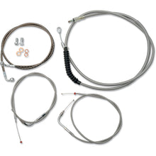 LA Choppers SS Braided Cable/Brake Line Kit For 15-17" Ape Hanger Handlebars [MPN: LA-8140KT-16]_415040