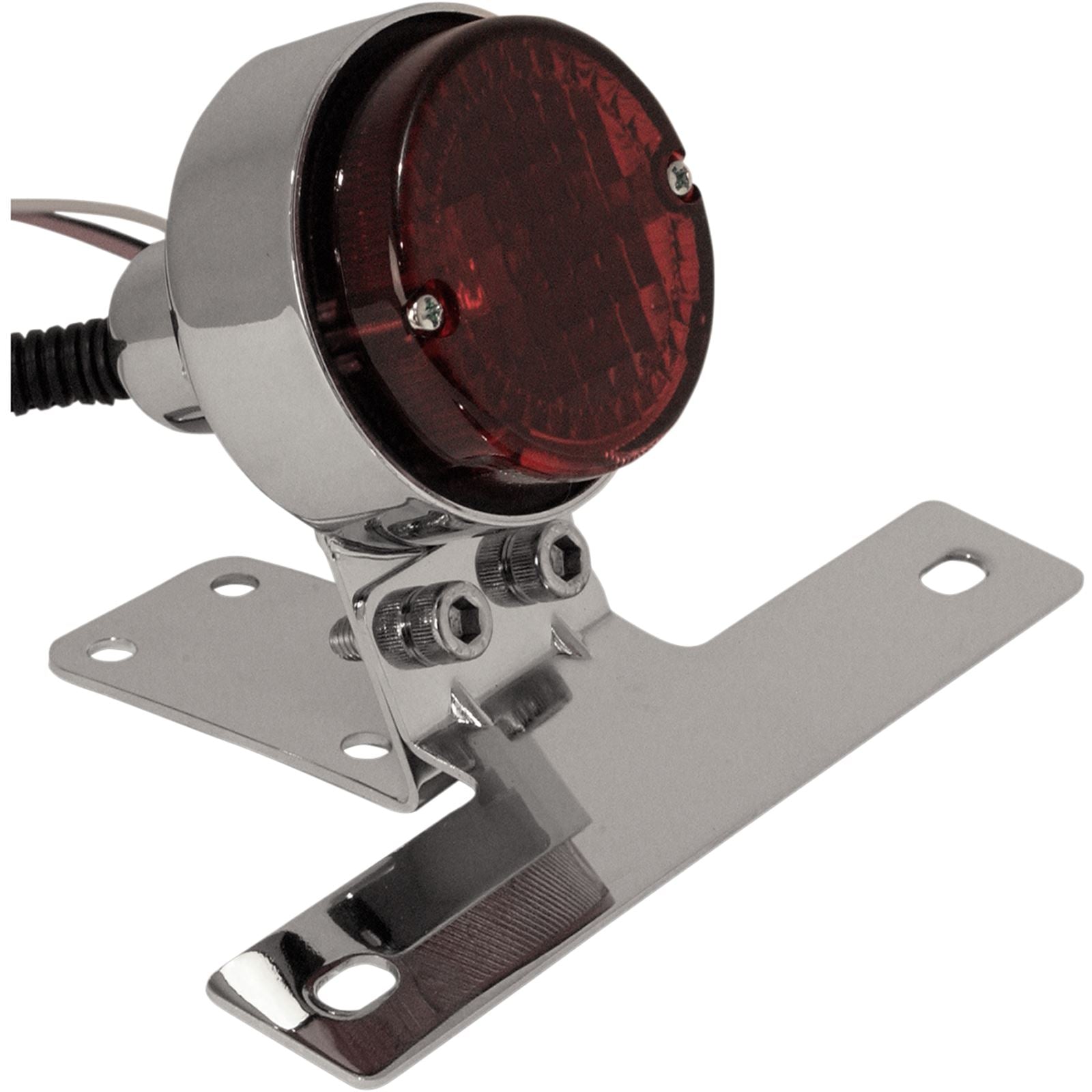 Emgo Taillight/License Plate Mount - Chrome 62-21514_381766