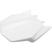 UFO Plastics Front Number Plate - White for Husqvarna [MPN: HU03343-041]_486532