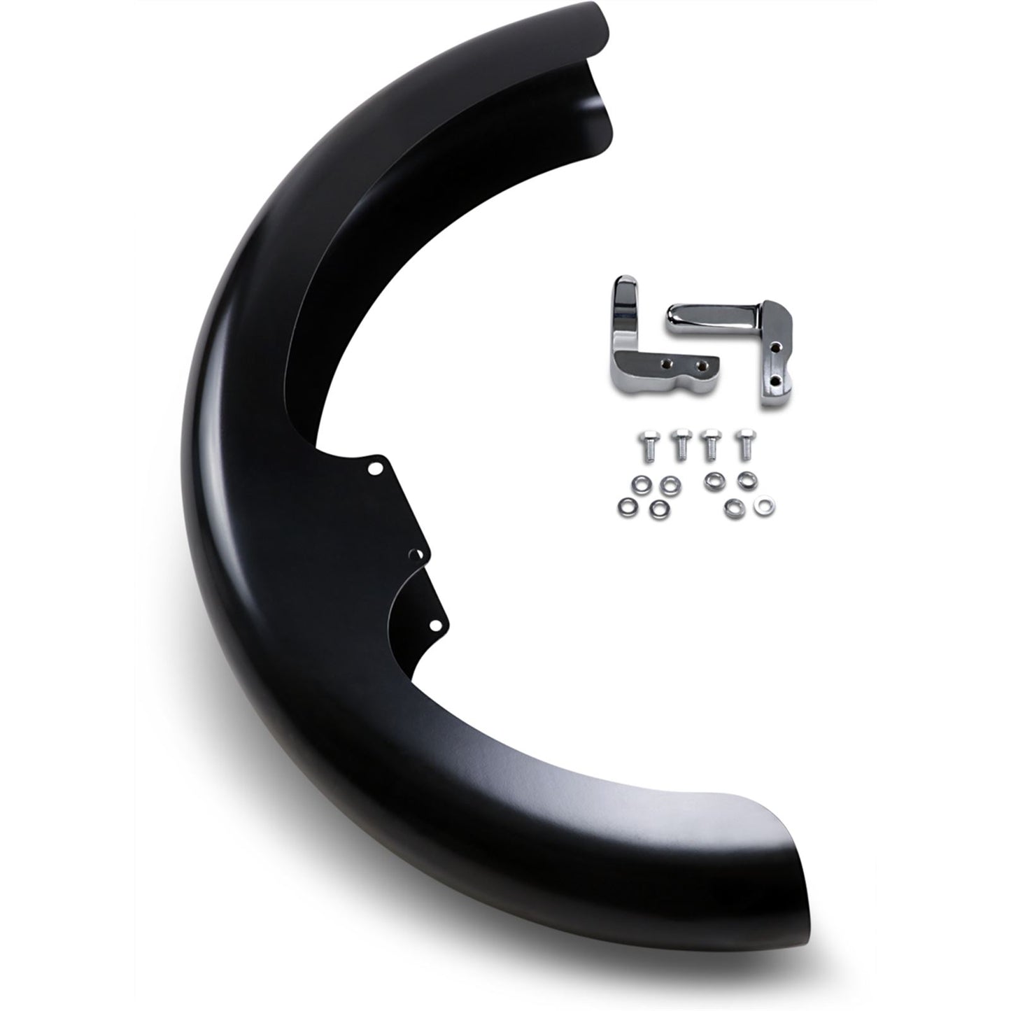 Klock Werks Wrapper Fender Kit  with  Chrome Blocks - Steel - 19" [MPN: KW05-06-0002-C]_409379