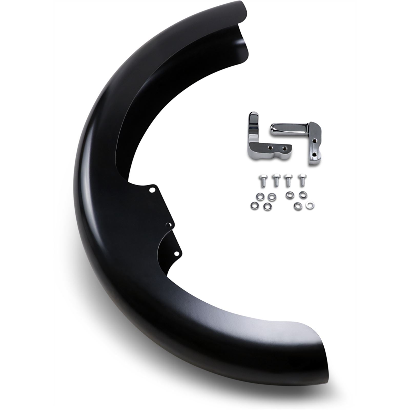 Klock Werks Wrapper Fender Kit  with  Chrome Blocks - Steel - 19" [MPN: KW05-06-0002-C]_409379