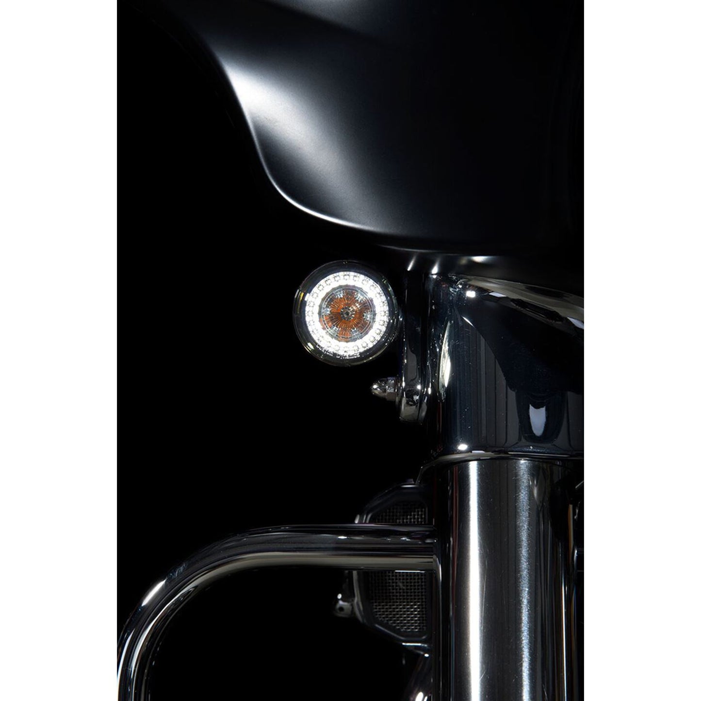 Custom Dynamics ProBEAM® Dynamic Ringz™ Turn Signals - Amber/White PB-AW-1157_367452