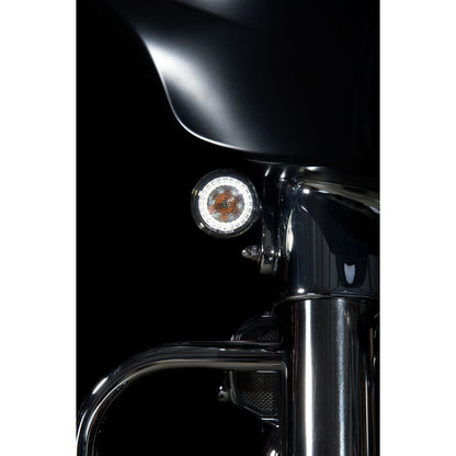 Custom Dynamics ProBEAM® Dynamic Ringz™ Turn Signals - Amber/White PB-AW-1157_367452