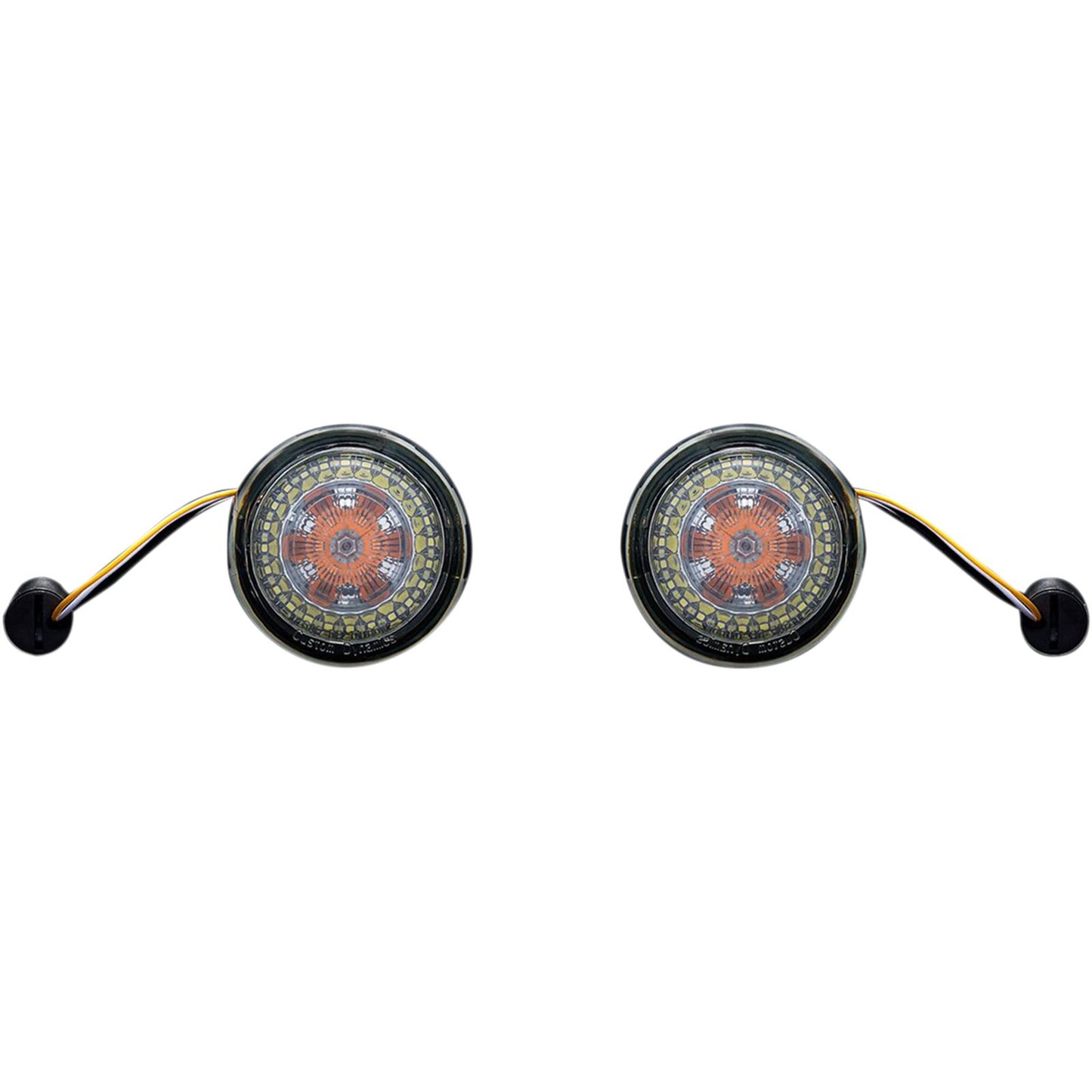 Custom Dynamics ProBEAM® Dynamic Ringz™ Turn Signals - Amber/White PB-AW-1157_367453