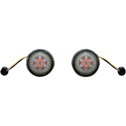 Custom Dynamics ProBEAM® Dynamic Ringz™ Turn Signals - Amber/White PB-AW-1157_367453
