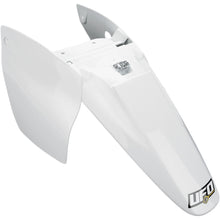 UFO Plastics Rear Fender with Side Panels - '98-'19 for KTM White [MPN: KT03073-047]_487567