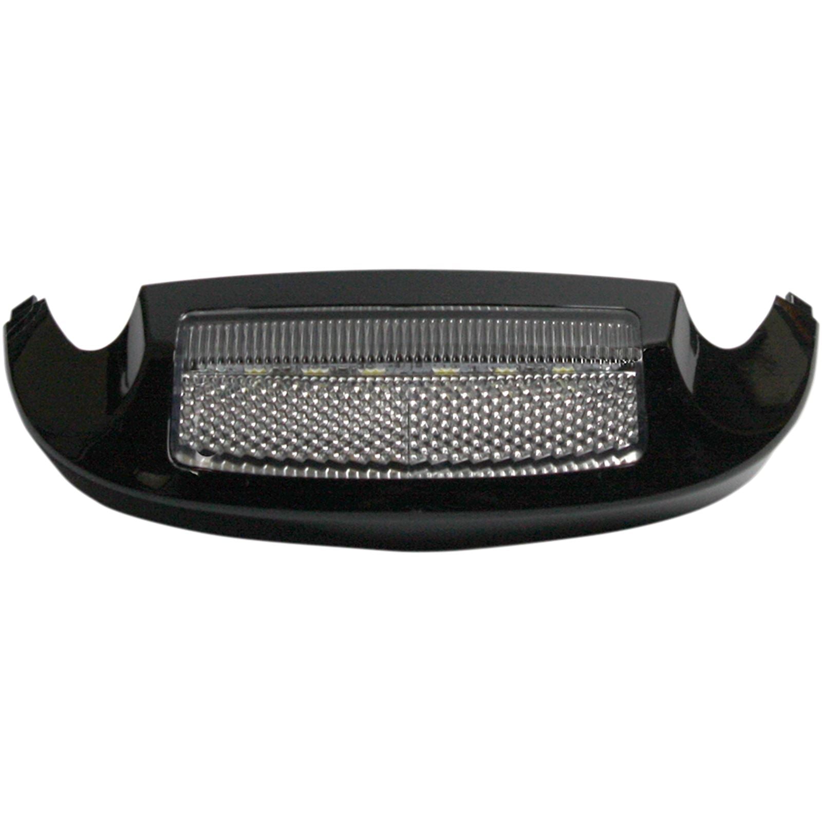 Custom Dynamics Led Front Fender Tip - White LED/Clear Lens - Chrome GEN-FT-WC-BLK_367896