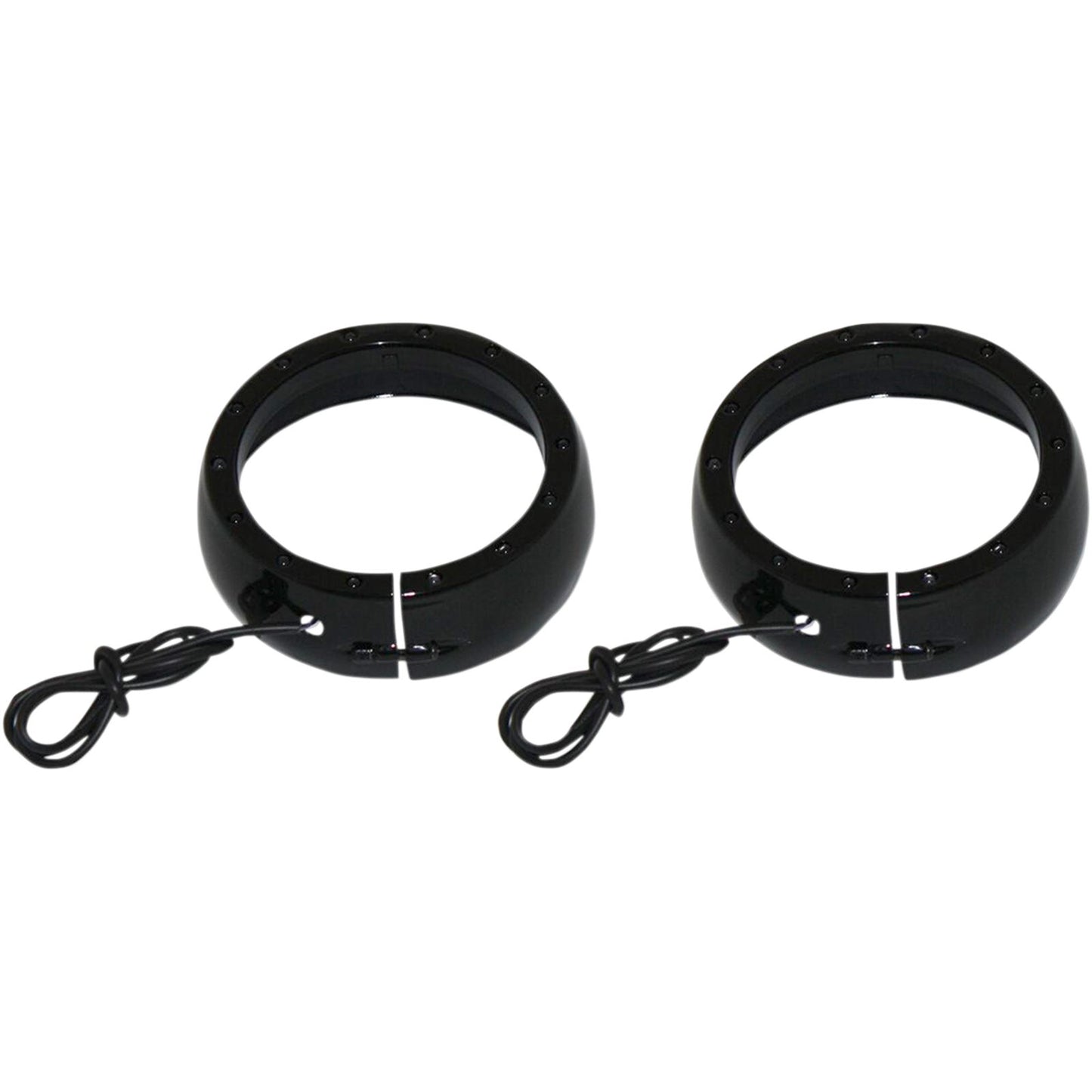 Custom Dynamics Lighted Passing Lamp Trim Ring '96-'05 FLHT - Black CDTB-45TR-3B_367297