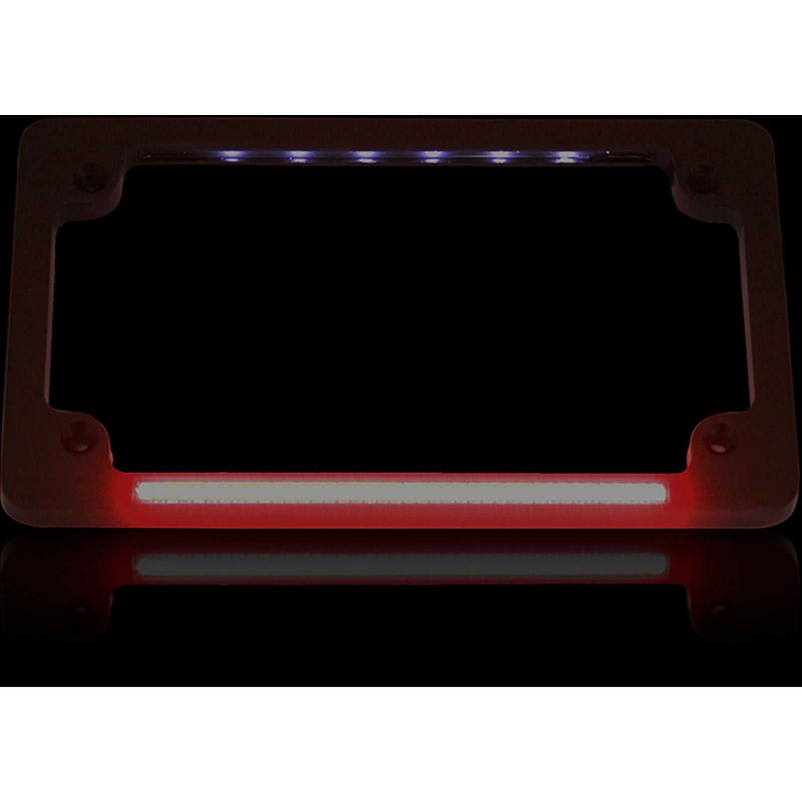 Custom Dynamics Dual License Plate Frame - Black TF02-B_367583