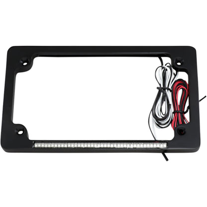 Custom Dynamics Dual License Plate Frame - Black TF02-B_367584