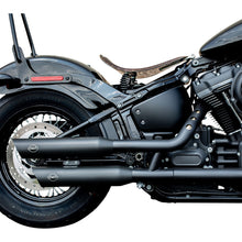 S&S Cycle Slash Cut Race Mufflers - Black - Softail '18-'19 550-0735_470078