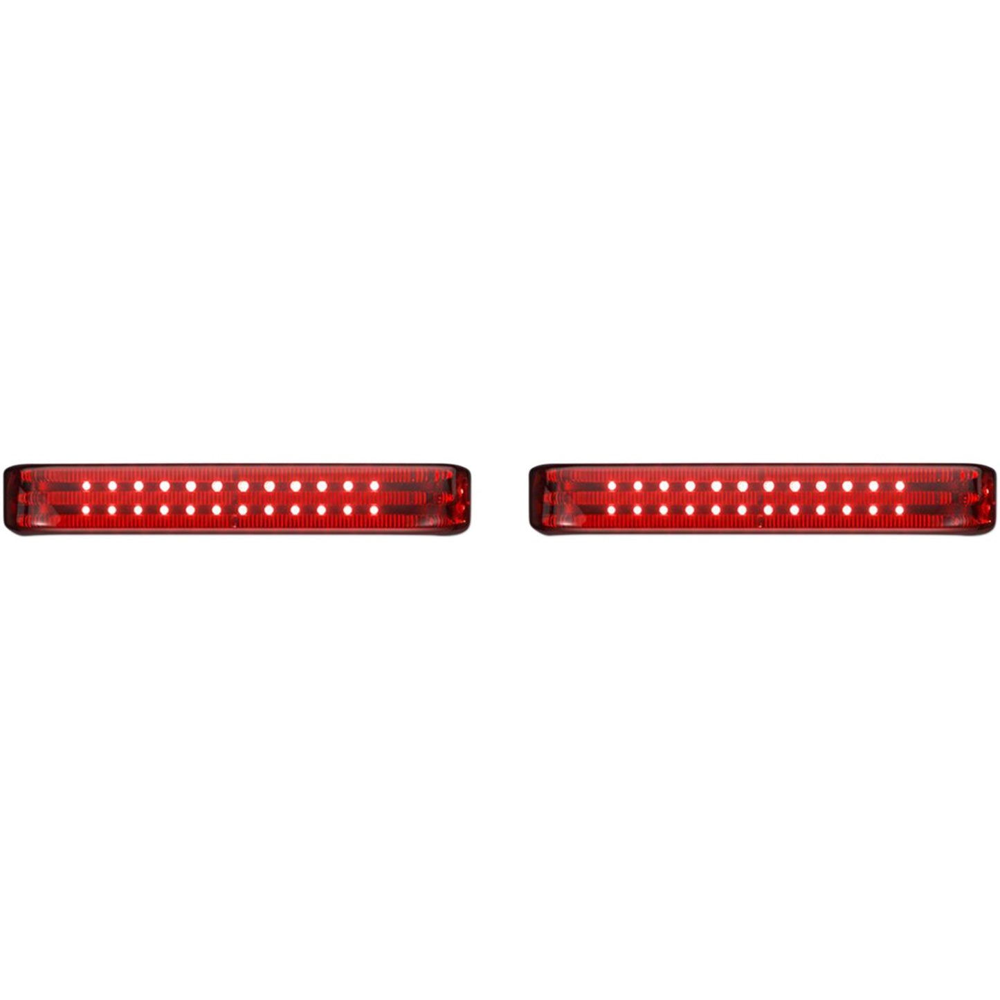 Custom Dynamics Saddlebag Lights - Chrome/Red PB-SB-HD-CR_368109