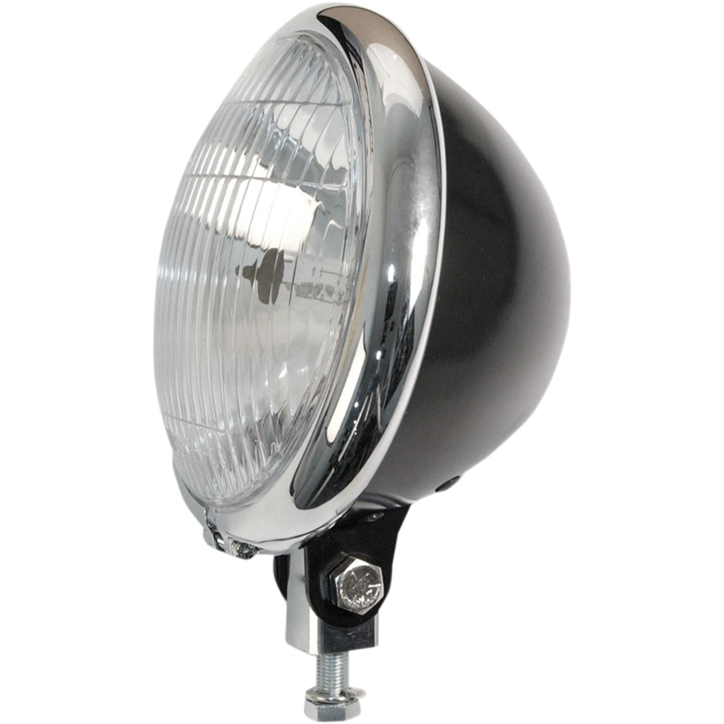 Emgo 5 3/4" Headlight Assembly - Black/Chrome 66-84151BCSD_381758
