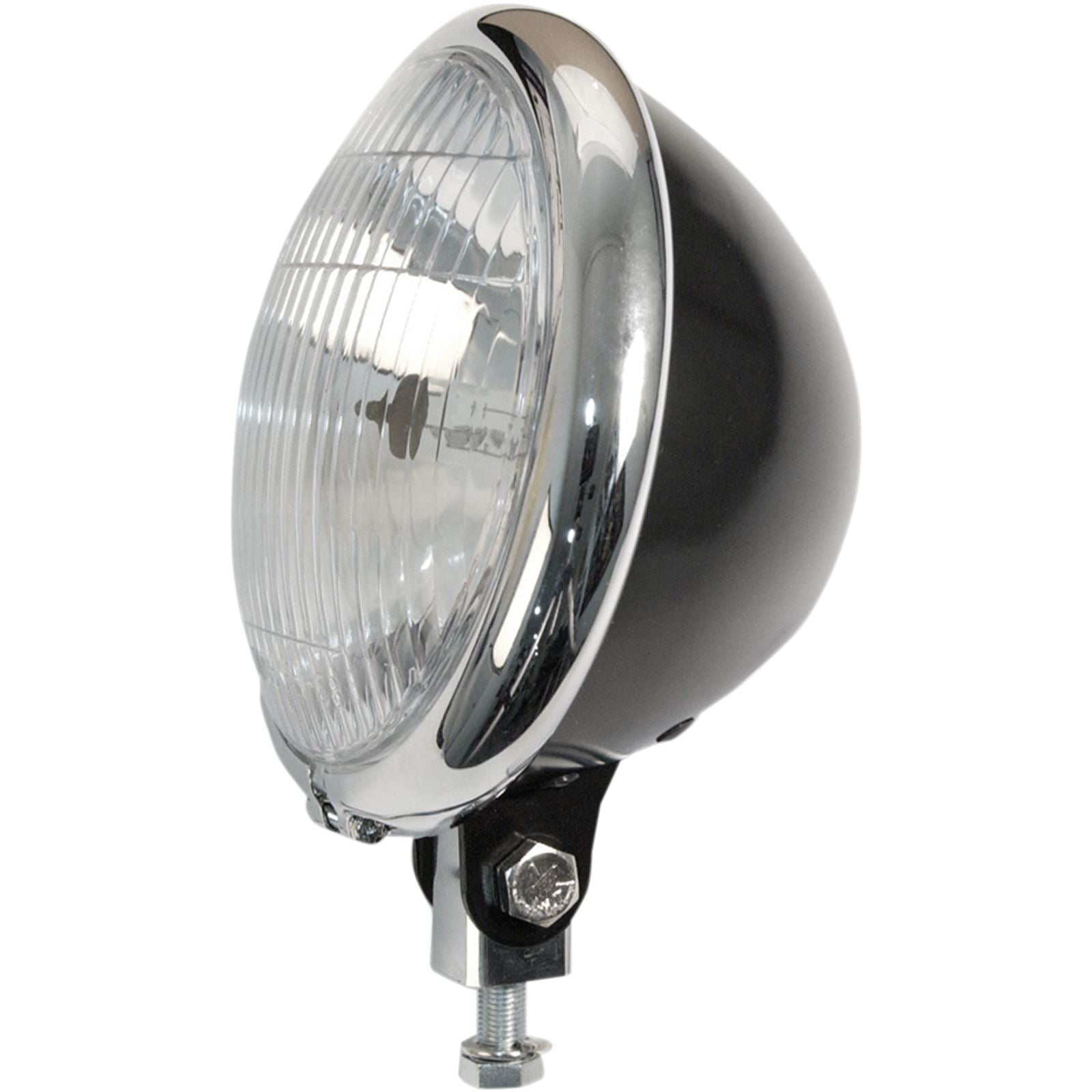 Emgo 5 3/4" Headlight Assembly - Black/Chrome 66-84151BCSD_381758