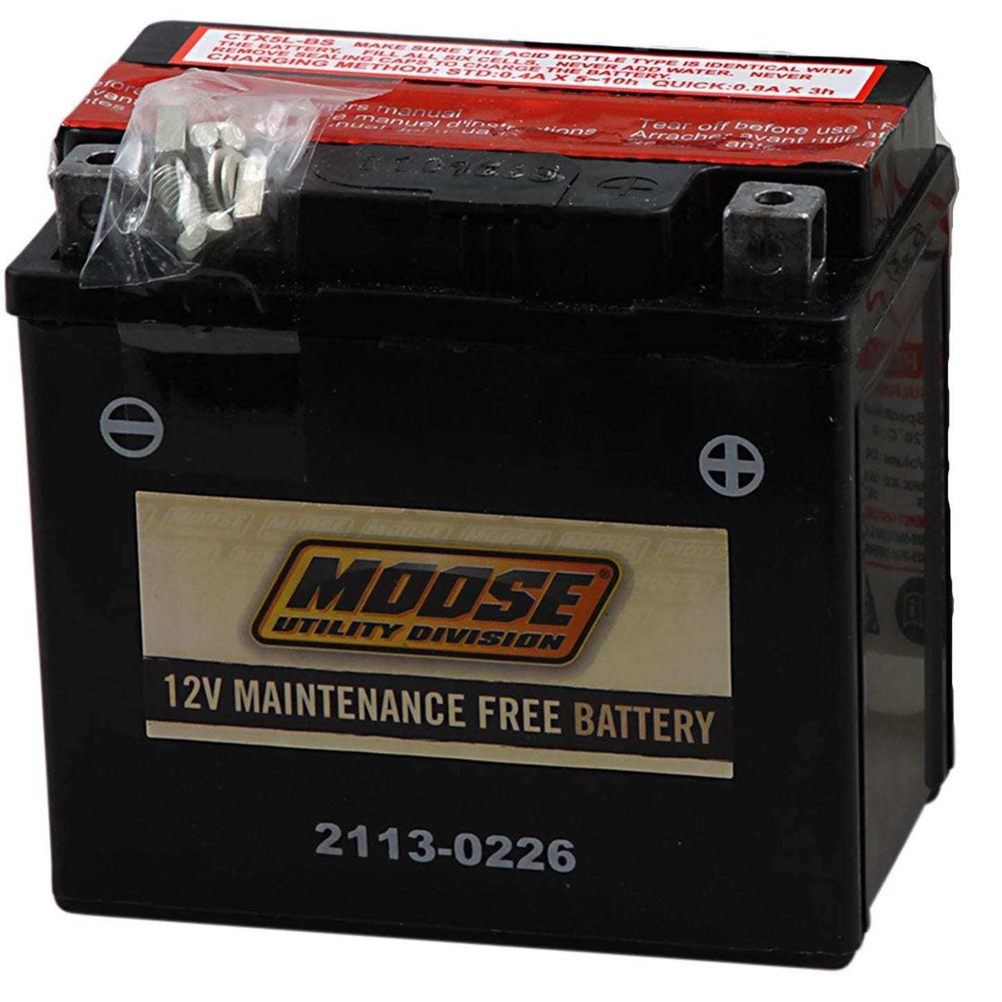 Moose Offroad AGM Battery - 12V - 4ah - YTX5L-BS 2113-0226_1513368