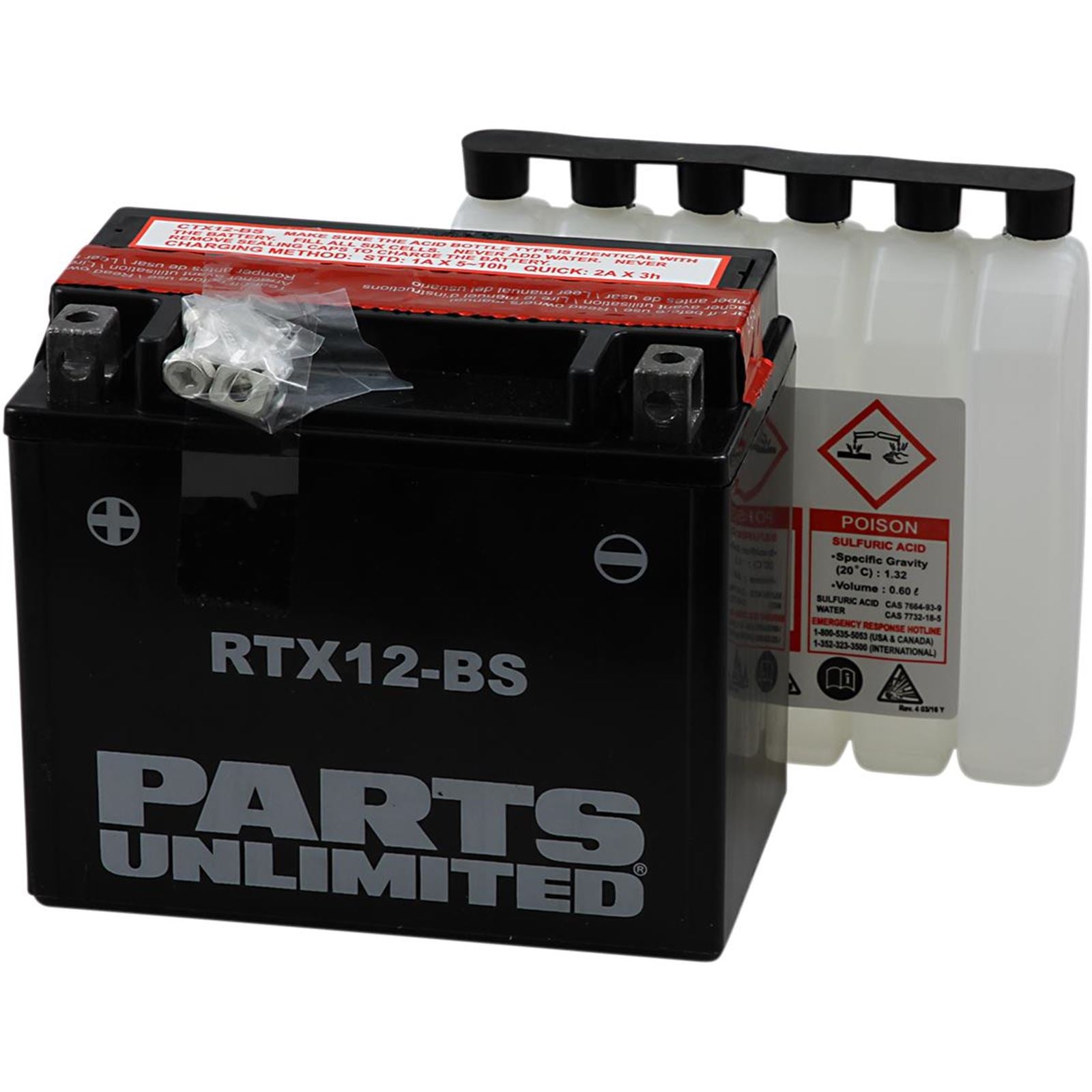 AGM Battery - 12V - 10ah - RTX12-BS .60 L_281728